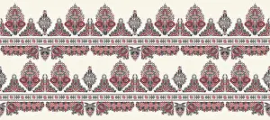 Colorful Spring Florals Impressions: Hungarian seamless vector pattern
