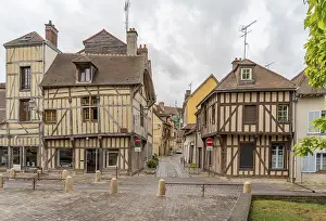 Traditional European Architecture Impressions: Impression of Troyes