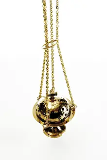 Christian Symbolism Impressions: Incense pendulum