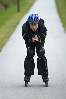 Northern Germany Beaches Impressions: Inline skating