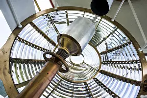 Phares Impressions: Une vue intérieure de la lumière d'un phare.