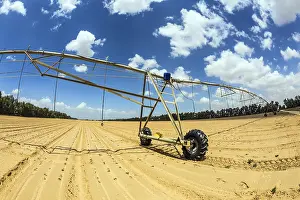 Deserted Farmland Images Impressions: Installation for the automatic watering of fields