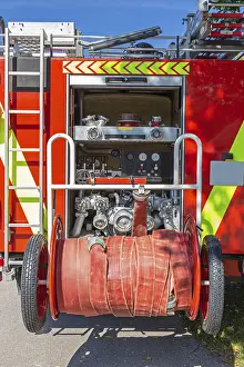 Healthcare System Equipment Impressions: Interior view of a fire engine