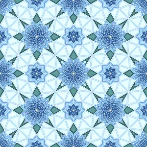 Seamless Vector Art Impressions: Islamic geometric seamless vector pattern