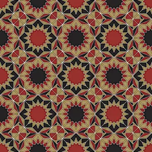 Seamless Vector Art Impressions: Islamic geometric seamless vector pattern