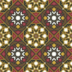 Seamless Vector Art Impressions: Islamic geometric seamless vector pattern