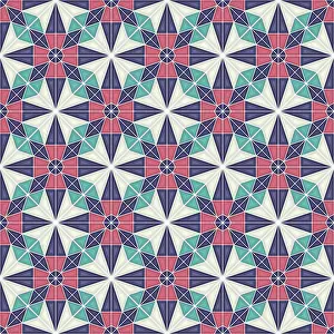Ornate Decorative Item Image Impressions: Islamic geometric seamless vector pattern