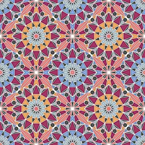 Geometric Ornamentation Impressions: Islamic geometric seamless vector pattern