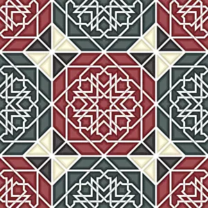 Geometric Ornamentation Impressions: Islamic geometric seamless vector pattern