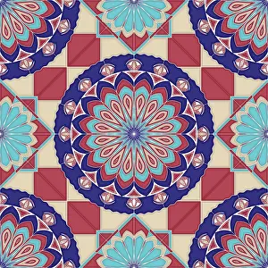 Seamless Vector Art Impressions: Islamic geometric seamless vector pattern