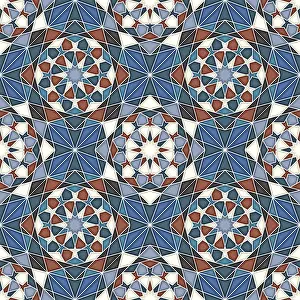 Geometric Ornamentation Impressions: Islamic geometric seamless vector pattern