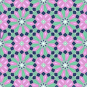 Seamless Vector Art Impressions: Islamic geometric seamless vector pattern
