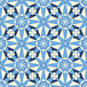 Seamless Vector Art Impressions: Islamic geometric seamless vector pattern