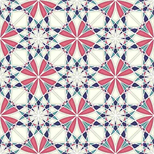 Seamless Vector Art Impressions: Islamic geometric seamless vector pattern