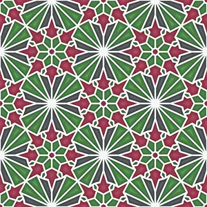 Seamless Vector Art Impressions: Islamic geometric seamless vector pattern