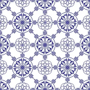 Seamless Vector Art Impressions: Islamic geometric seamless vector pattern