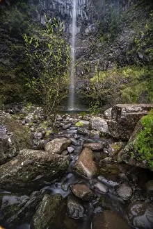 Tropical Rainforest Photography Impressions: Lagoa do Vento with Upper Risco Waterfall