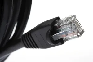 Computer Network Connection Impressions: LAN cable, network cable, for connecting computers to a network