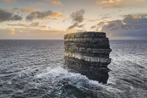 Downpatrick Head Ireland Impressions: Large sea stack Downpatrick Head