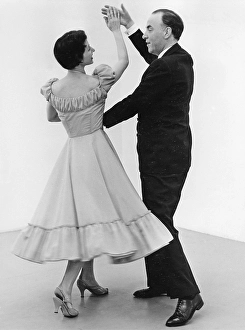 Young Adults Dancing Together Impressions: Learning to dance in the 1950s