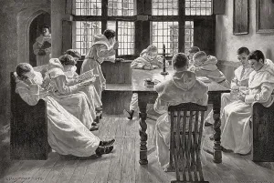 Schoolboy Education Impressions: Lessons in the monastery school
