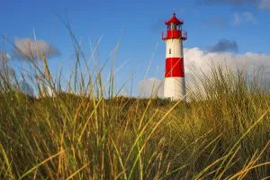 German Lighthouse Tower Impressions: The Lister lighthouse at Ellenbogen