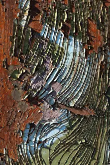 Colourful Rust Patterns Impressions: Macro, surface structure, colour, rust