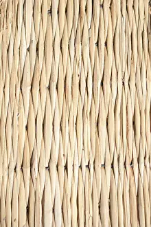 Abstract Straw Texture Impressions: Mat as straw as abstract texture pattern