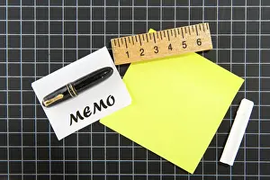 Educational Institution Equipment Impressions: Memo board for technical notes or school