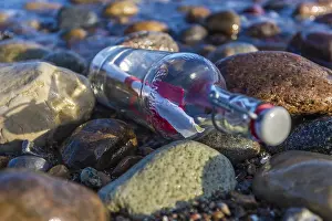 Northern Germany Scenery Impressions: Message in a bottle