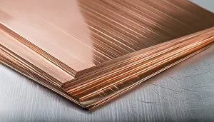 Metal Factory Premises Impressions: Metal, copper, sheet copper for further processing