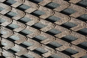 Metal Background Texture Impressions: Metal surface as a background texture pattern