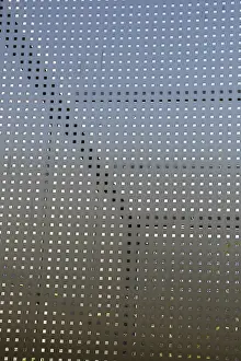 Uninhabited Metal Landscape Impressions: Metal surface as a background texture pattern