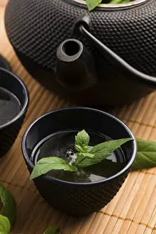 Deserted Kitchen Table Setting Impressions: Mint tea