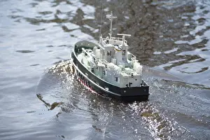 Inland Water Transportation Impressions: Model ship
