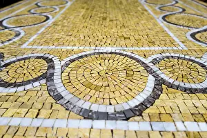 Mosaic Tile Background Impressions: Mosaic tile background of texture