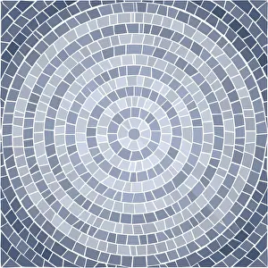 Colorful Interior Design Impressions: Mosaic tile vector template, seamless pattern