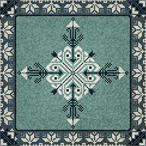 Geometric Mosaic Art Impressions: Mosaic tiles background, seamless vector pattern