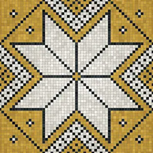 Mosaic Tile Background Impressions: Mosaic tiles background, seamless vector pattern