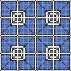 Marble Floor Pattern Impressions: Mosaic tiles background, seamless vector pattern