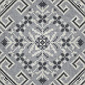 Ceramic Tile Design Impressions: Mosaic tiles background, seamless vector pattern