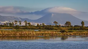 Landscape Photography Balkans Impressions: A mountain covered with clouds in the background