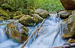 Deserted River Scenery Impressions: Mountain streams