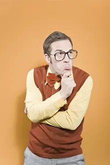 Bizarre Facial Expression Impressions: Nerd, looking