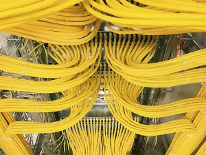 Internet Connection Impressions: Network cable on a network HUB Network cable on a network HUB