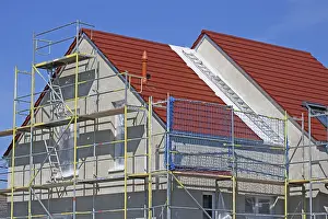 Residential Building Concept Impressions: New building with completed basic rendering of the exterior facade New building with completed basic rendering of