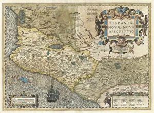 Old World Maps Collection Impressions: New Spain, map from 1606