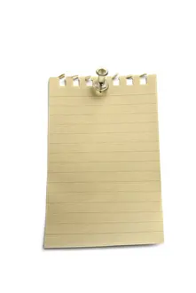 Symbolic Image Concept Impressions: Note with a pin