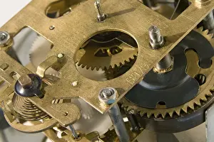 Close Up Handicrafts Impressions: Old clockwork close up