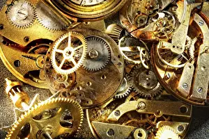 Deserted Germany Impressions: Old clockwork, Germany